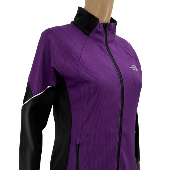 The North Face Purple WindStopper Hybrid Full Zip Jacket - Picture 4 of 11